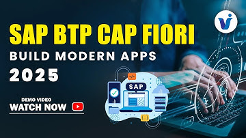 SAP BTP CAP Fiori Full Course – Build Modern Apps 2025 || Free Demo