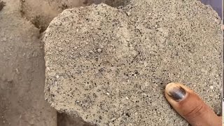 Thick slabs crumbling || satisfying video