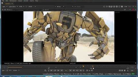 Nuke compositing Robot transformation multi passing Tutorial full tutorial Final