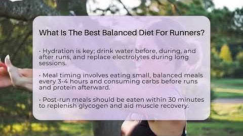 What Is The Best Balanced Diet For Runners? - Running Beyond Limits
