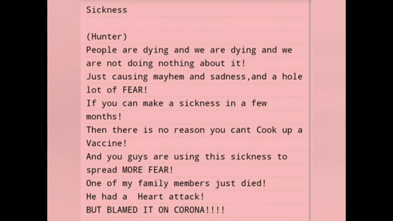 Sickness YouTube