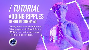 C4D TUTORIAL | Add Ripples to Anything [Cinema 4D]