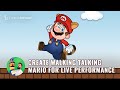 Create Walking Talking Mario for Live Performance | Cartoon Animator 5