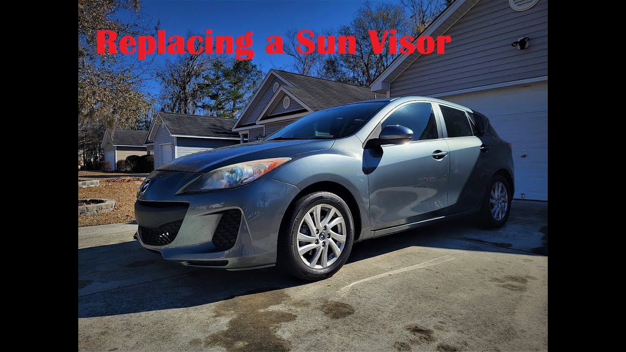 2013 Mazda 3 Sun Visor Replacement - YouTube