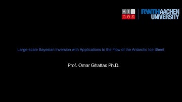 Charlemagne Distinguished Lecture Series 2018 with Prof. Omar Ghattas, Ph.D.