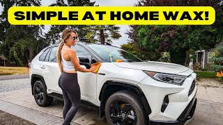 Wax Your Car At Home! | How I wax My Toyota RAV4 by Nicole Sisson 5,013 views 9 months ago 5 minutes, 41 seconds
