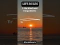 Life rules advice 1