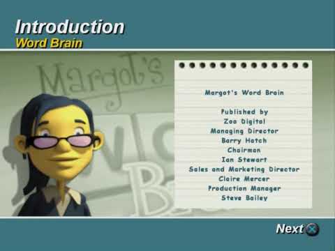 Margot's Word Brain Europe - Playstation 2 (PS2)