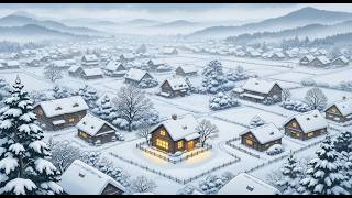 Whispers of Winter Warmth | A Cozy Ghibli-Style Village Story ❄️🔥