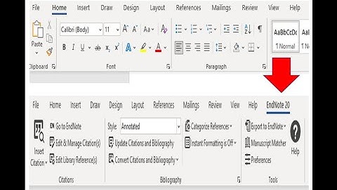 How to add EndNote to Word | How to bring back EndNote Tab in Word | Add EndNote Toolbar to Word