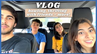 vlog || bowling, thrifting + more with friends!