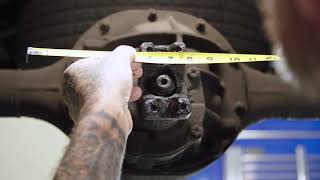 How to properly measure for a driveshaft when upgrading you transmission or rearend
