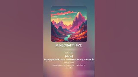 Minecraft Hive - Official Lyrics Video