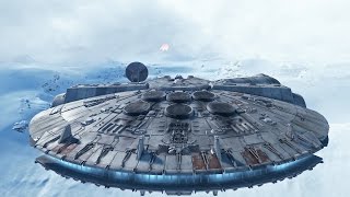 Star Wars Battlefront Fighter Squadron: Hoth - Millennium Falcon