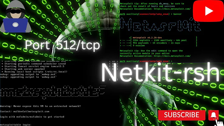 How to Exploit || Port 512/513 || exec netkit-rsh rexecd || metasploitable2 Live Hacking || 2022-23