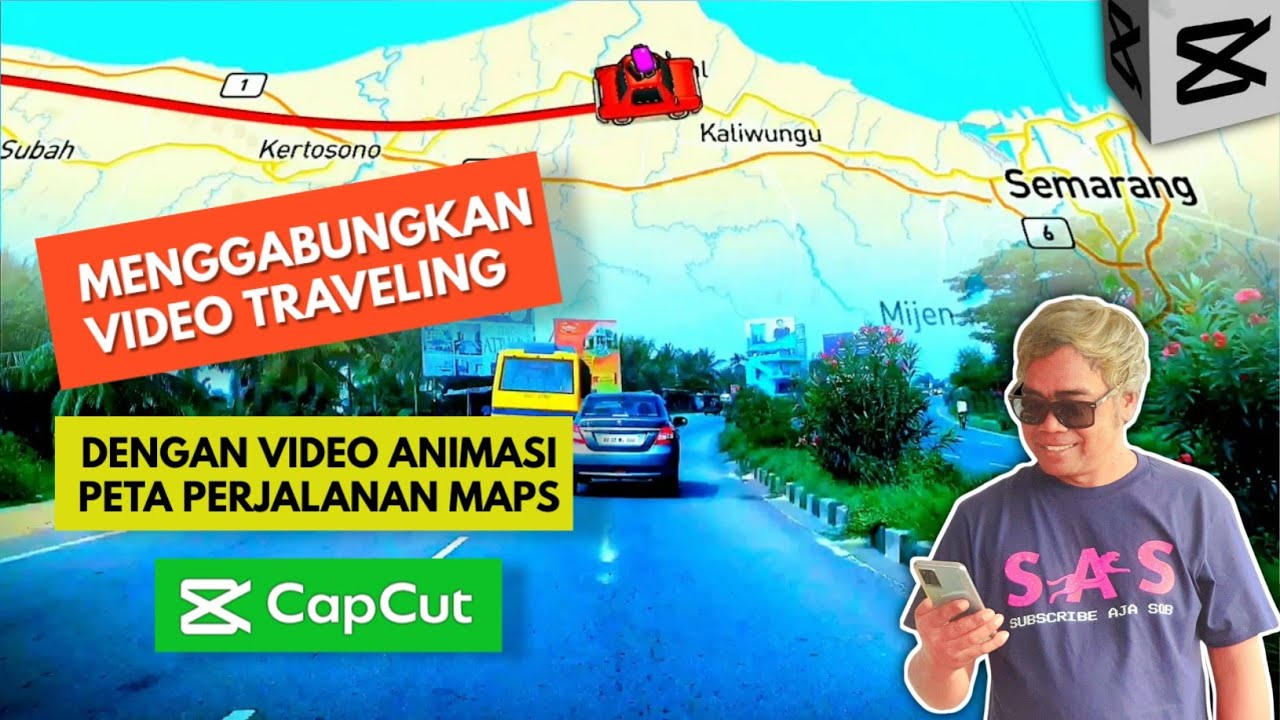 HOW TO MAKE A TRAVEL VIDEO COMBINED WITH ANIMATED MAPS VIDEO IN CAPCUT ...