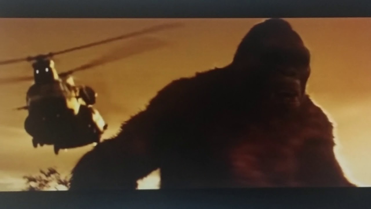 Kong Skull Island Kong Vs Helicopters Ice Age 3 Music Youtube