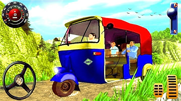Offroad Tuk Tuk Rickshaw Driving Auto simulator - Android GamePlay #2
