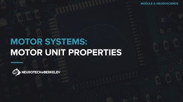 Module 2, Section 4, Lesson 14: Motor Unit Properties || UC Berkeley CS 198-96