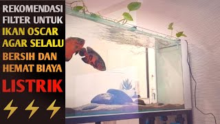 Sistem Filter terbaik untuk ikan oscar , Dasaran bersih terus