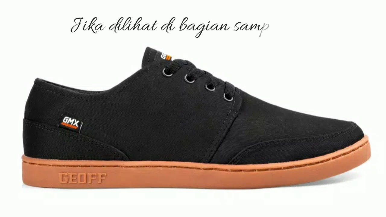  SEPATU  SNEAKERS  PRIA  AUTHENTIC BLACK GUM YouTube