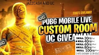 PUBG MOBILE CUSTOM ROOMS | ONLY CHICKEN 63UC GIVEAWAY | CHAT GIVEAWAY | LIVE STREAM | H A PANTHER