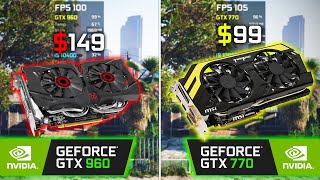 garn Skænk elektropositive GTX 960 vs GTX 770 - Test in 7 Games - YouTube