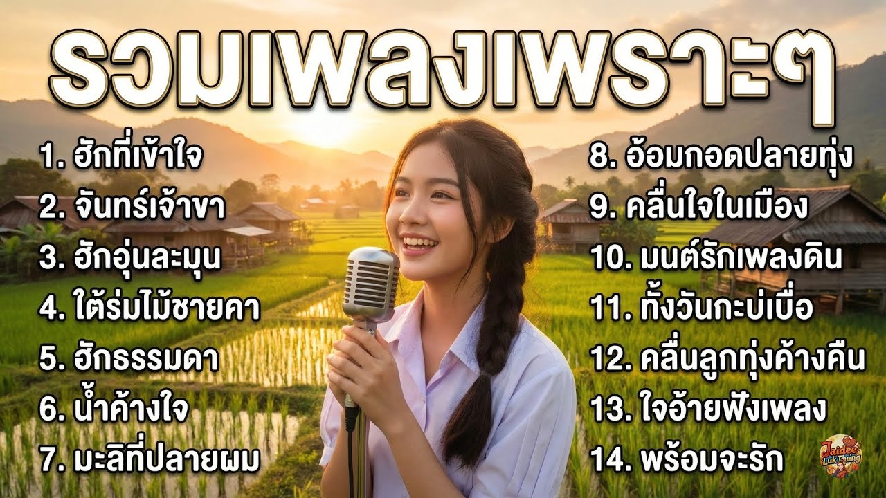 รวมเพลงลูกทุ่งความรัก เพราะๆ ฟังเพลินๆ สำหรับคนยังฮัก คิดถึงเงียบๆ ไม่มีโฆษณา | EP.5 ฮักที่เข้าใจ