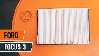 How to replace Aircon filter on FORD FOCUS III - video tutorial