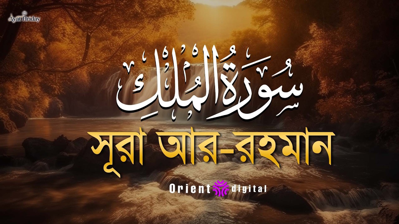 প্রশান্তিময় ঘুমের জন্য শুনুন সূরা মূলক (سورة الملك) | Surah Al-Mulk Recited by Mostafa El Lahony