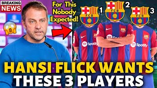 🚨URGENT BOMB! HANSI FLICK HAS JUST SURPRISED THE BARCELONA FANS! NOBODY EXPECTED! BARCELONA NEWS!