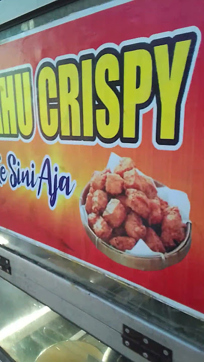 tahu crispy ke sini aja ll utara pasar Tanjung, Juwiring