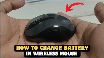How To Change Battery In Wireless Mouse | Replace Battery in a Wireless Mouse