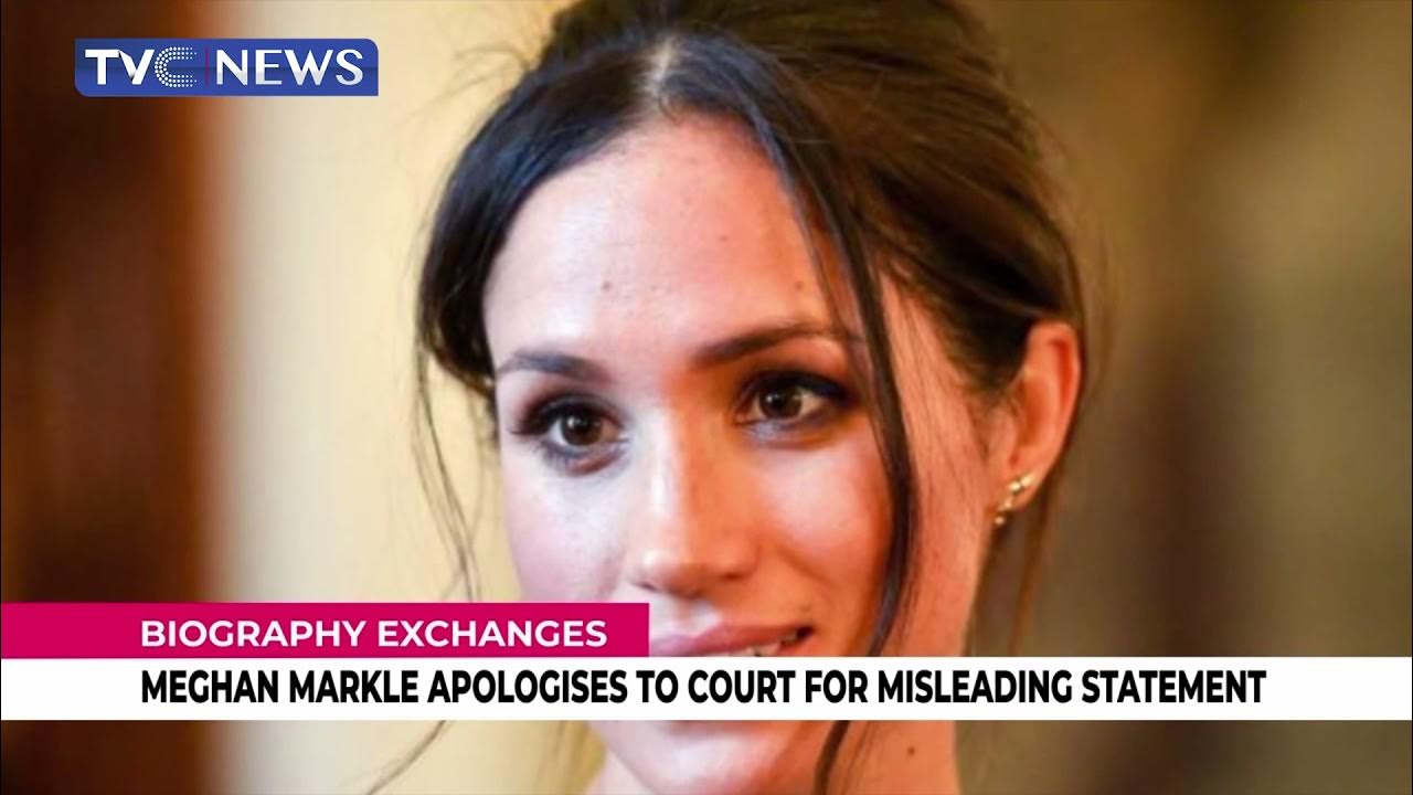 Meghan Markle Apologises To Court For Misleading Statement