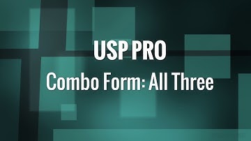 USP Pro - 14. Combo Form All Three