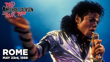 Michael Jackson - Bad Tour Rome 1988.05.23 (2K 60fps)