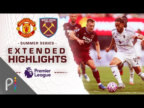 Manchester United v. West Ham | PREMIER LEAGUE SUMMER SERIES HIGHLIGHTS | 7/26/2025 | NBC Sports Manchester United v. West Ham | PREMIER LEAGUE SUMMER SERIES HIGHLIGHTS | 7/26/2025 | NBC Sports Thumbnail