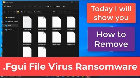 Fgui File Virus Ransomware [.Fgui] Removal and Decrypt .Fgui Files