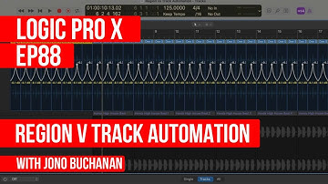 LOGIC PRO X - Region v Track Automation