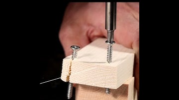 How to prevent wood splitting when screwing?