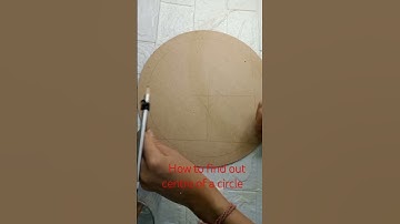 how to find centre of a circular lippan art#lippan#trending #art #indianart