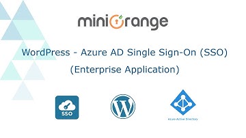 Azure Single Sign-On (SAML) | Login into WordPress using Azure | Azure WordPress SSO