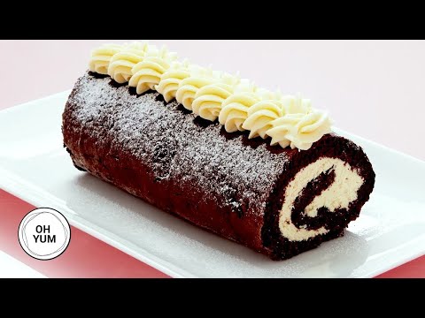 Anna Bakes A Classic Chocolate Swiss Roll | Anna Olson Archives