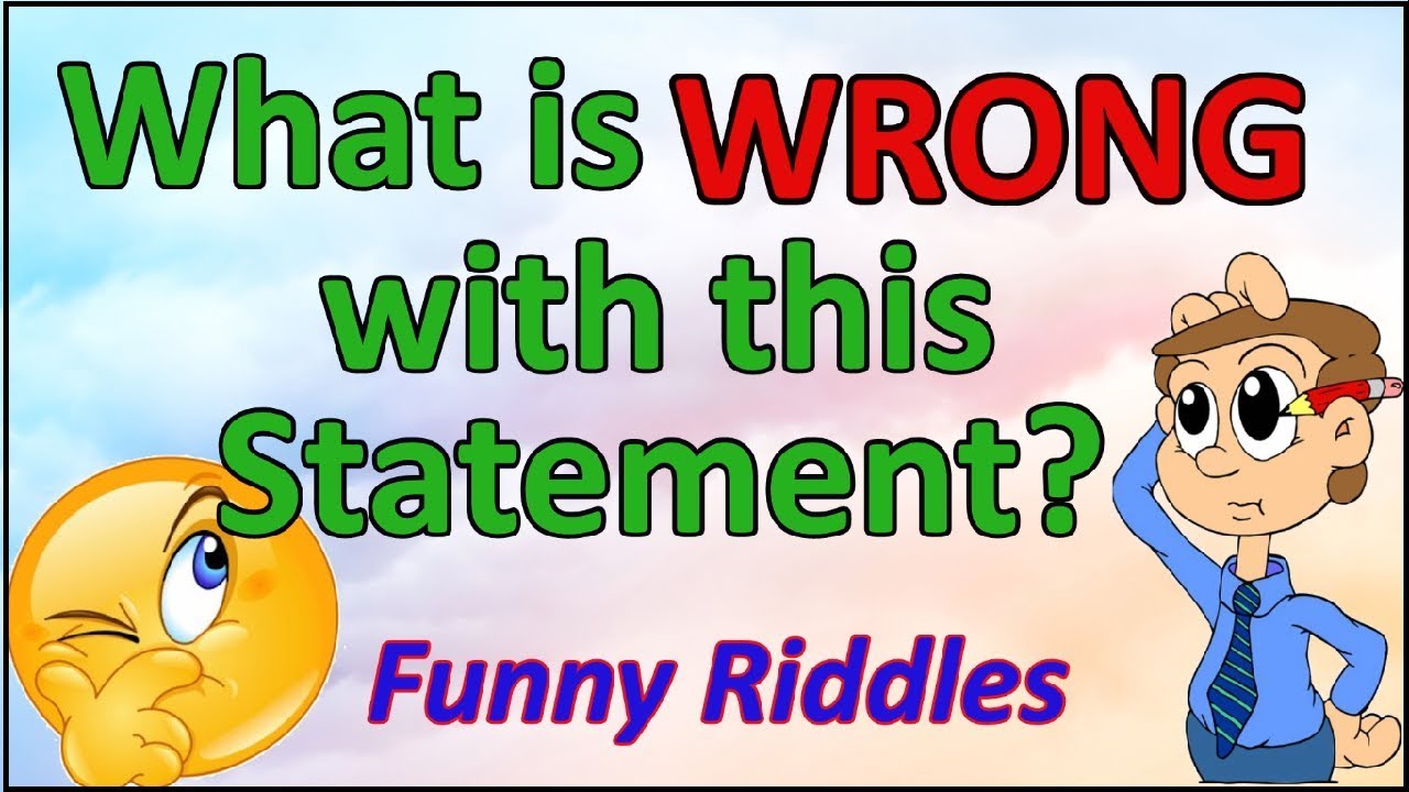 Tricky Riddles with Funny Answers Can you solve? YouTube