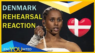 DENMARK REACTION: First Rehearsal - Saba - Sand - Eurovision 2024react