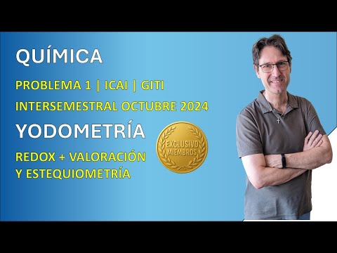 Química GITI Octubre 2024, problema 1
