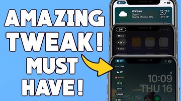 Must Have Jailbreak Tweak! Part 48 | Add AMAZING Widgets to Your Status Bar!