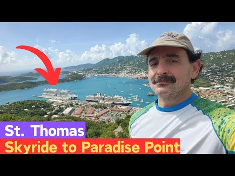 St. Thomas Solo Excursion from SUN PRINCESS, Paradise Point Sky Ride