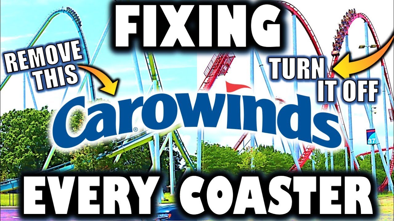 Как починить КАЖДУЮ горку в Carowinds