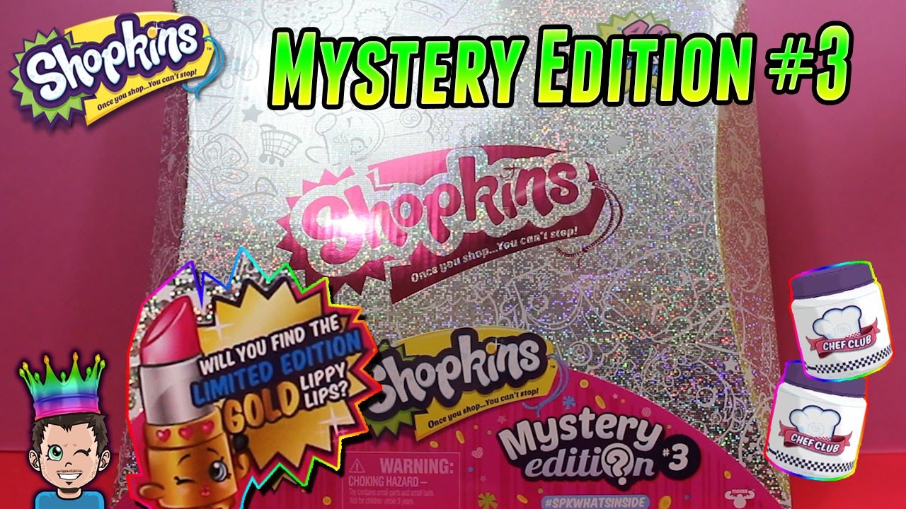 Shopkins - Mystery Edition #3 - Exclusive Glitter Shopkins
